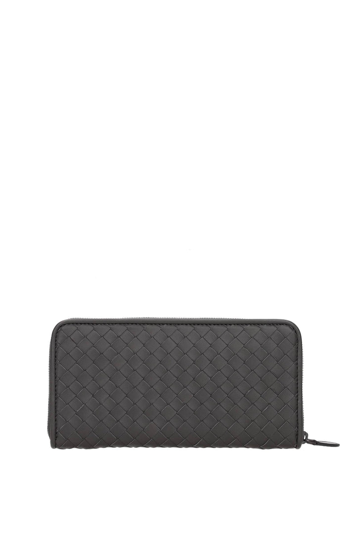 Wallets Leather Gray Magnetic Grey - Bottega Veneta - Women