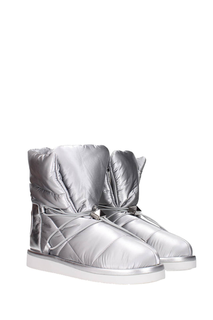 Ankle Boots Fabric Silver - Valentino Garavani - Women