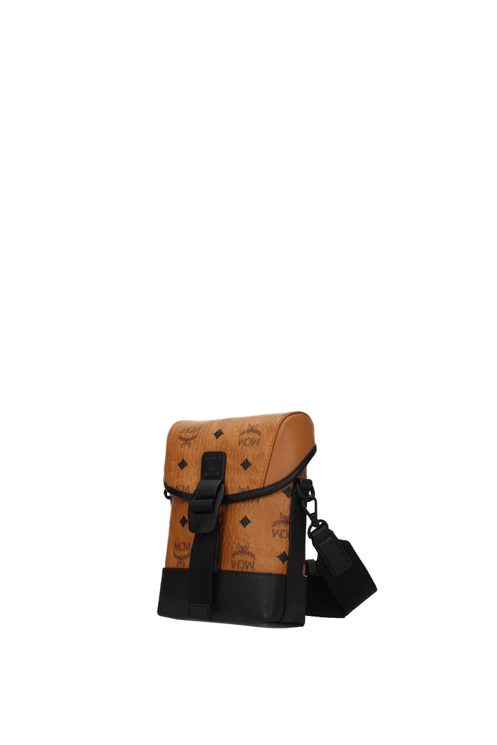 Crossbody Bag Leather Brown - MCM - Men