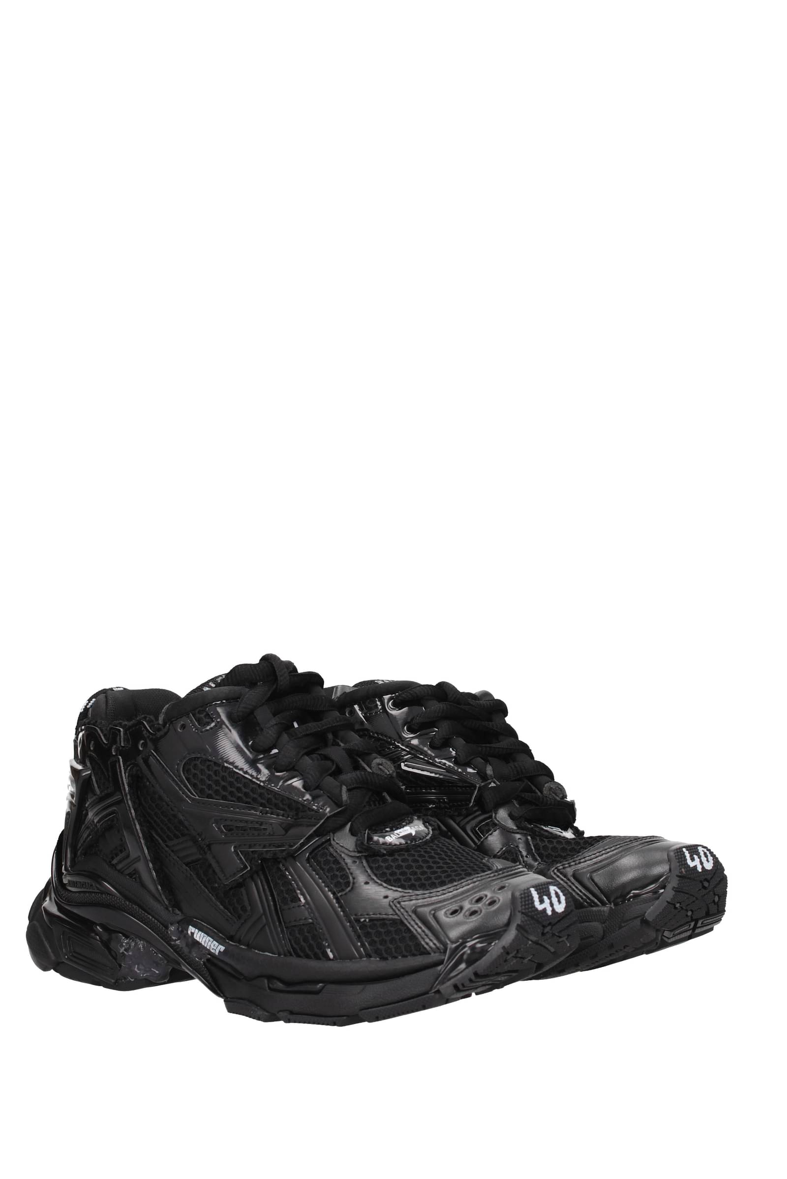 Sneakers Runner Fabric Black - Balenciaga - Men