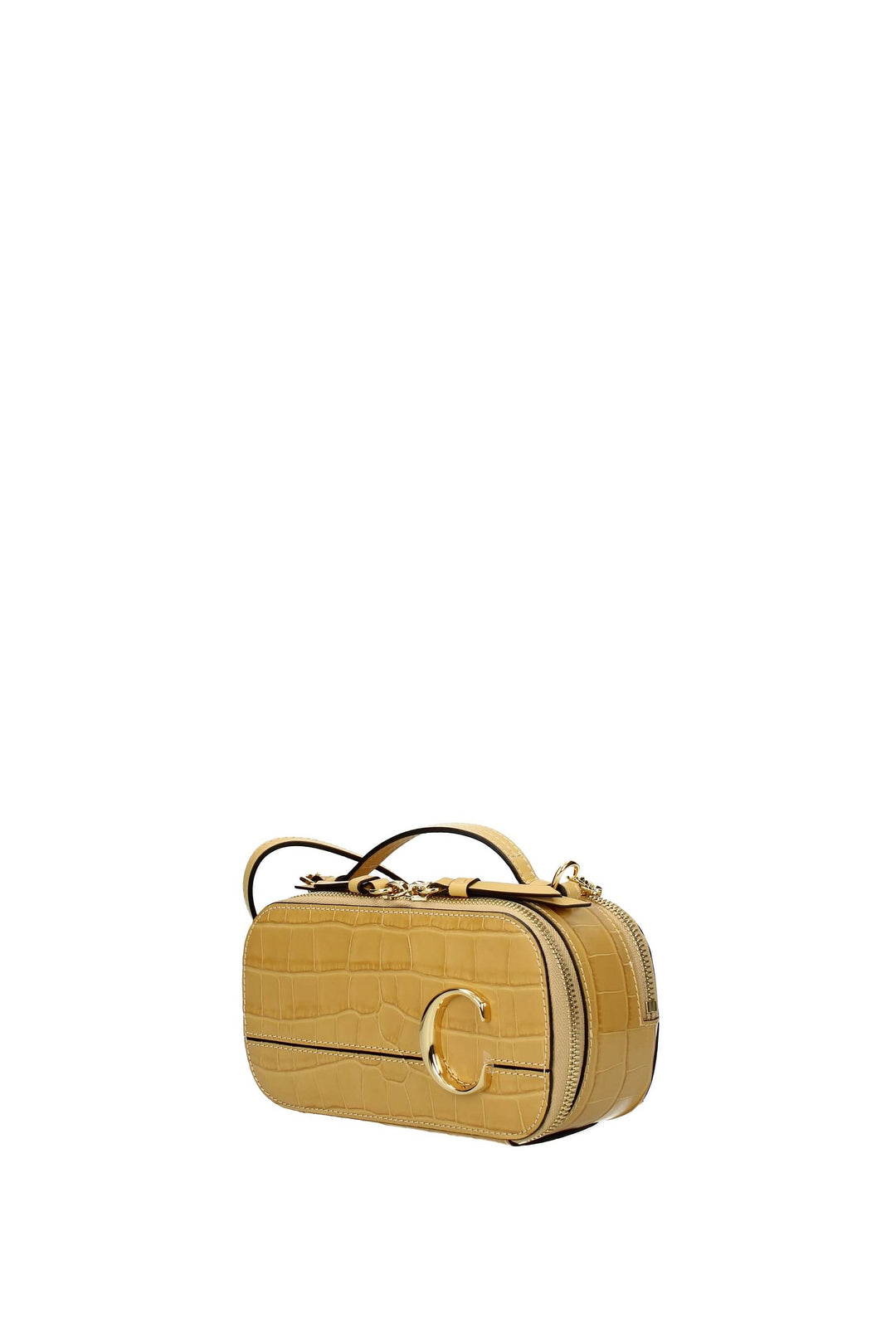 Crossbody Bag Leather Yellow - Chloé - Women