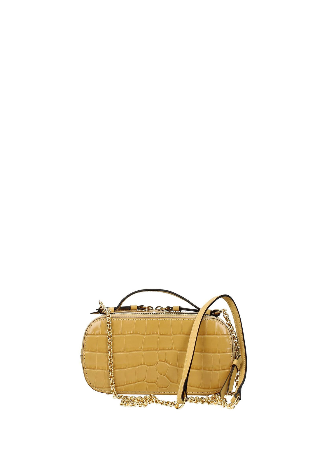 Crossbody Bag Leather Yellow - Chloé - Women