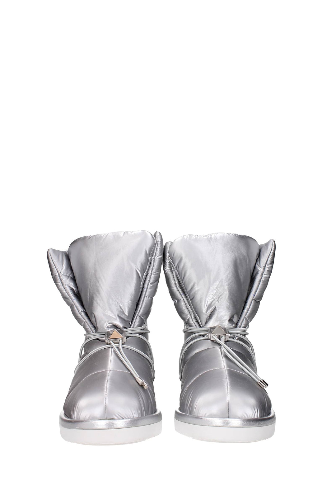 Ankle Boots Fabric Silver - Valentino Garavani - Women