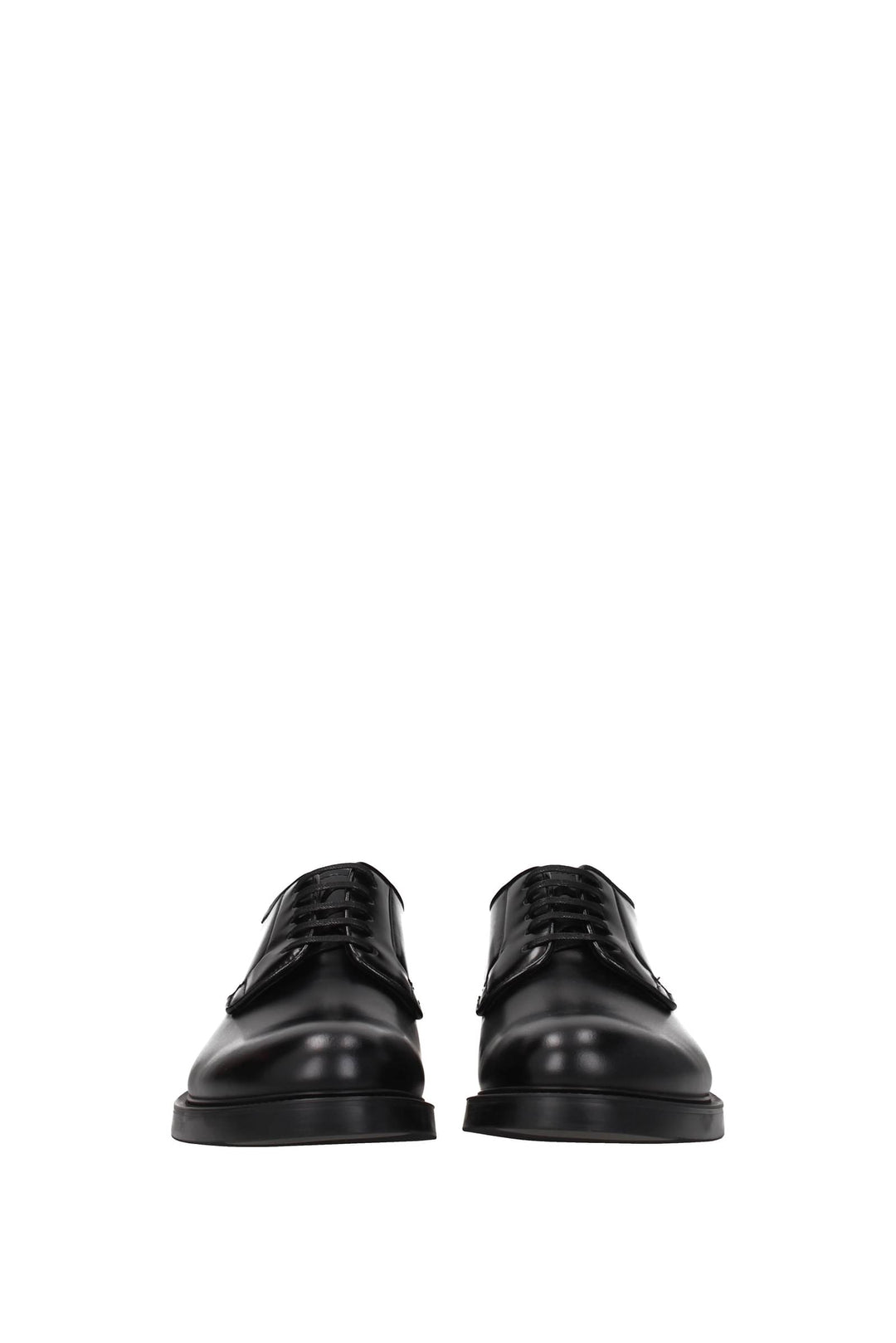 Lace Up And Monkstrap Leather Black - Prada - Men