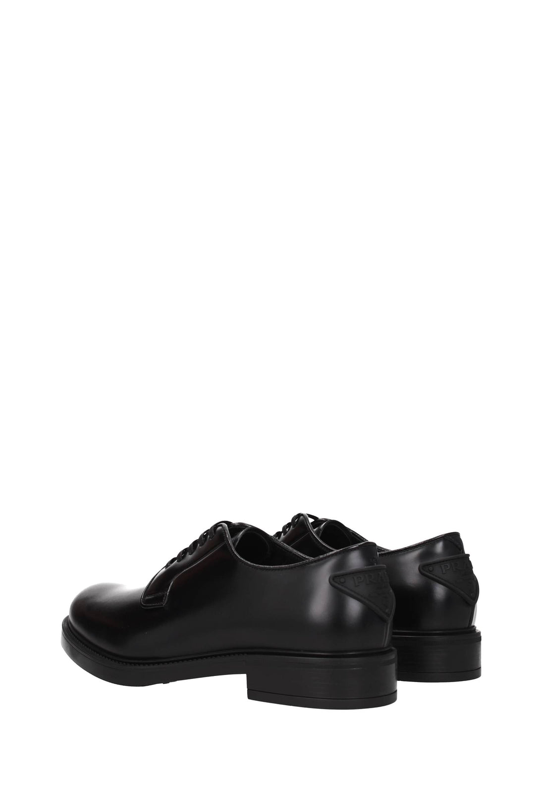 Lace Up And Monkstrap Leather Black - Prada - Men