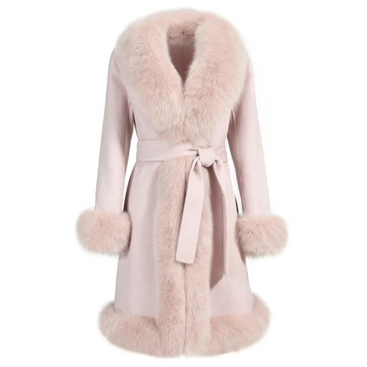 Coat Liberty Pink Mixed Cashmere